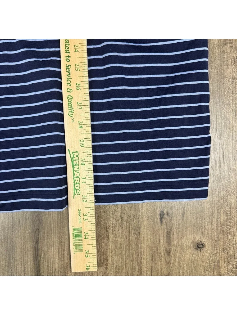 Polo Ralph Lauren Golf Mens XL Custom Fit Polo Navy & White Striped White Pony